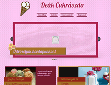 Tablet Screenshot of deakcukraszda.net